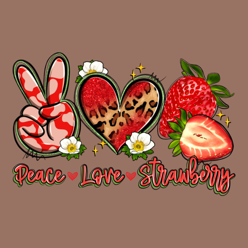 Peace Love Strawberry Premium Hoodie by Artiststas | Teevron