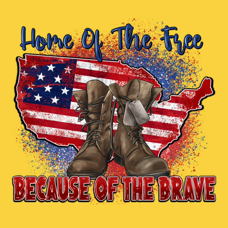 Home Of The Free Because Of The Brave Premium Sweatshirt by Zillion Design Studio | Teevron