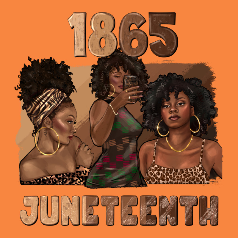 1865 Juneteenth Melanin With Afro Premium Sweatshirt by texasbilliewilder | Teevron