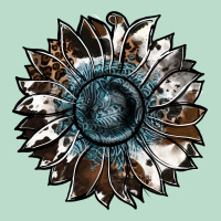 Cowhide Leopard And  Leather Sunflower Premium Hoodie | Teevron