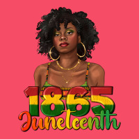 1865 Juneteenth With Afro Black Woman Premium Sweatshirt | Teevron