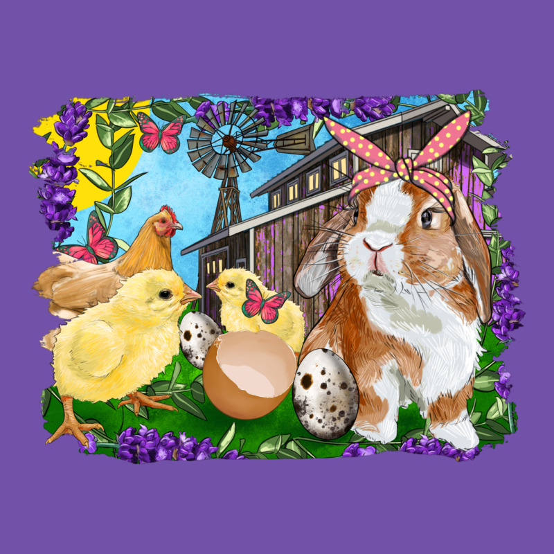 Easter Farm Chicks And Bunny Premium Sweatshirt by RanaPortraitStore | Teevron