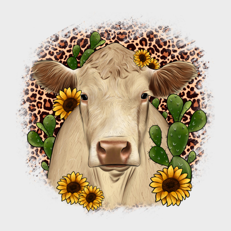 Charolais Leopard Cactus Sunflower Urban Hoodie by JahusDesignShop | Teevron