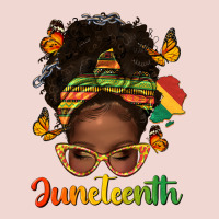 Afro Messy Bun Juneteenth Premium Sweatshirt | Teevron