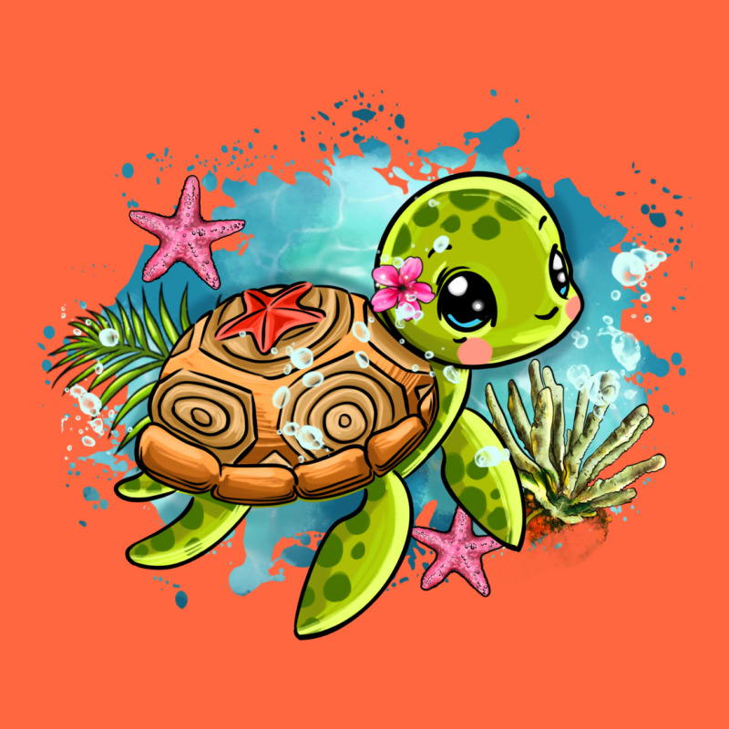 Ocean With Turtle Premium Hoodie by AdoDesignShop | Teevron