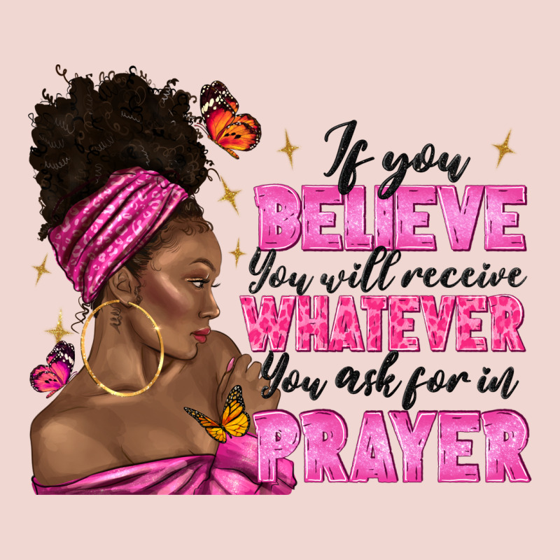 Afro Woman Bun And Religion Faith Prayer Premium Sweatshirt by texasbilliewilder | Teevron