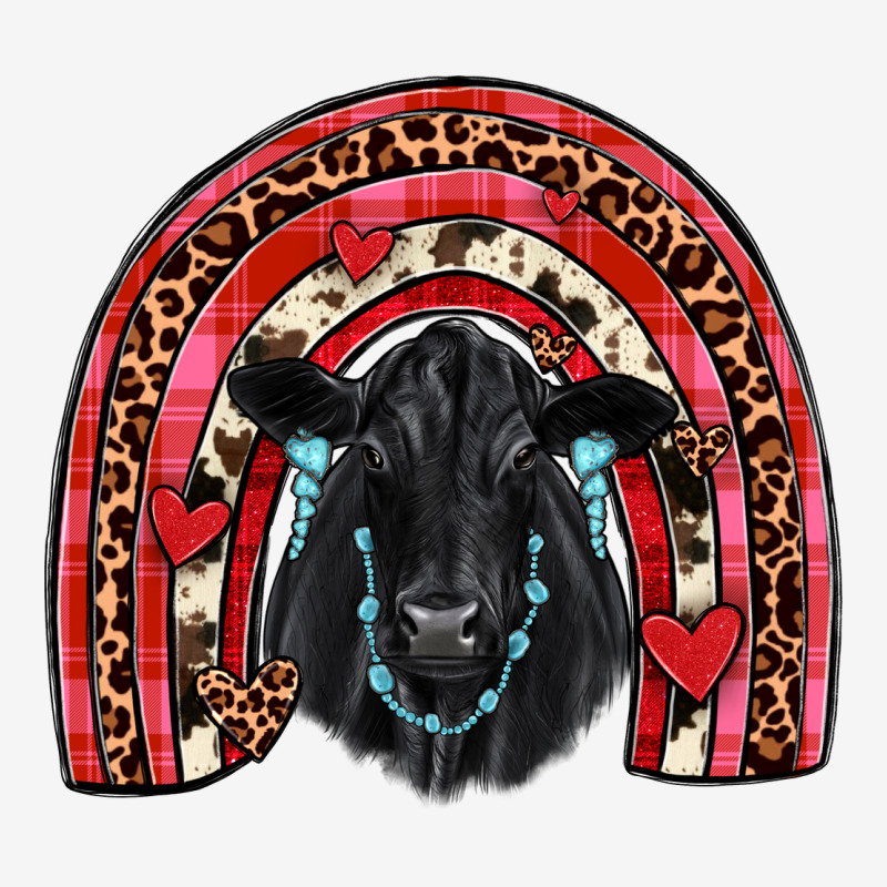 Valentines Black Angus  Rainbow Urban Hoodie by JahusDesignShop | Teevron