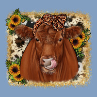 Red Angus Cowhide Sunflower Urban Hoodie | Teevron
