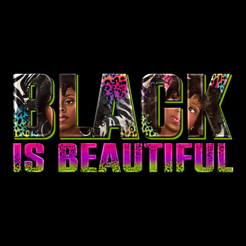 Black Is Beautiful Neon Premium Sweatshirt by texasbilliewilder | Teevron