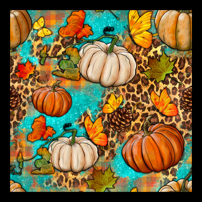 Fall Pumpkin Seamless Pattern Urban Hoodie by BundleAndBundleShop | Teevron