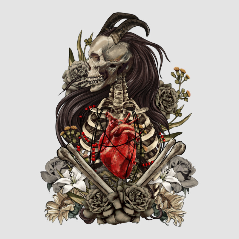 Floral Skeleton Premium Sweatshirt by RanaPortraitStore | Teevron