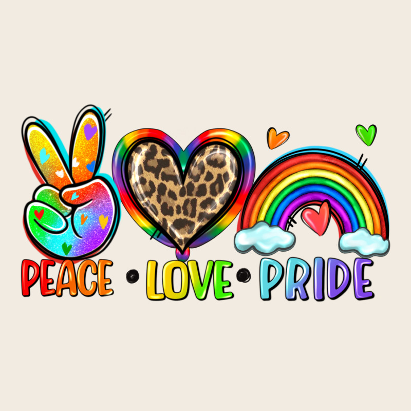 Peace Love Pride Premium Sweatshirt by Zillion Design Studio | Teevron