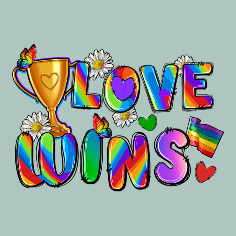 Love Wins Premium Sweatshirt by Zillion Design Studio | Teevron