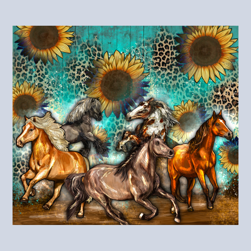 Western Horses Premium Sweatshirt by Zillion Design Studio | Teevron