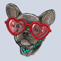 French Bulldog With Love Glasses Premium Sweatshirt | Teevron
