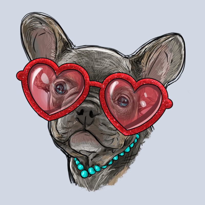 French Bulldog With Love Glasses Premium Sweatshirt by RanaPortraitStore | Teevron