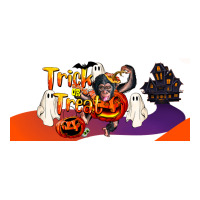 Trick Or Treat Baby Chimpanzee | Teevron