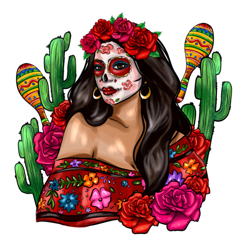 Mexico Girl Premium Sweatshirt by Zillion Design Studio | Teevron