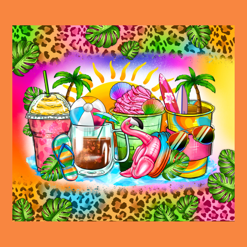 Summer Coffee Cups Premium Sweatshirt by Zillion Design Studio | Teevron