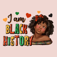 I Am Black History Afro Girl Premium Sweatshirt | Teevron