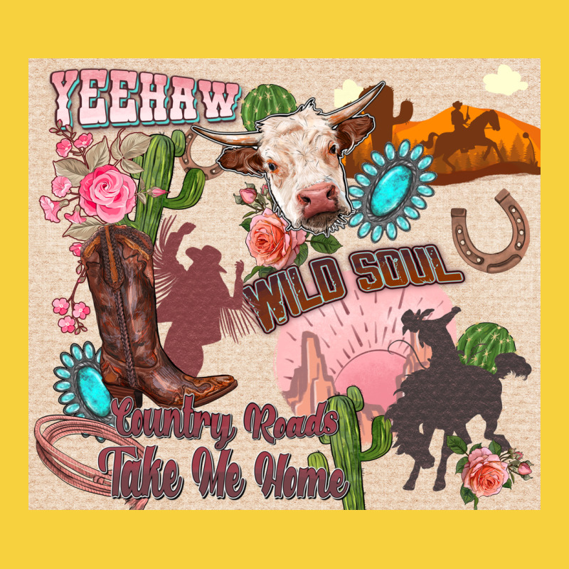 Yeehaw Western Premium Sweatshirt by Zillion Design Studio | Teevron