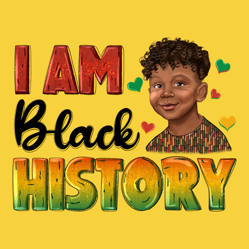 I Am Black History With Afro Black Boy Premium Sweatshirt by texasbilliewilder | Teevron