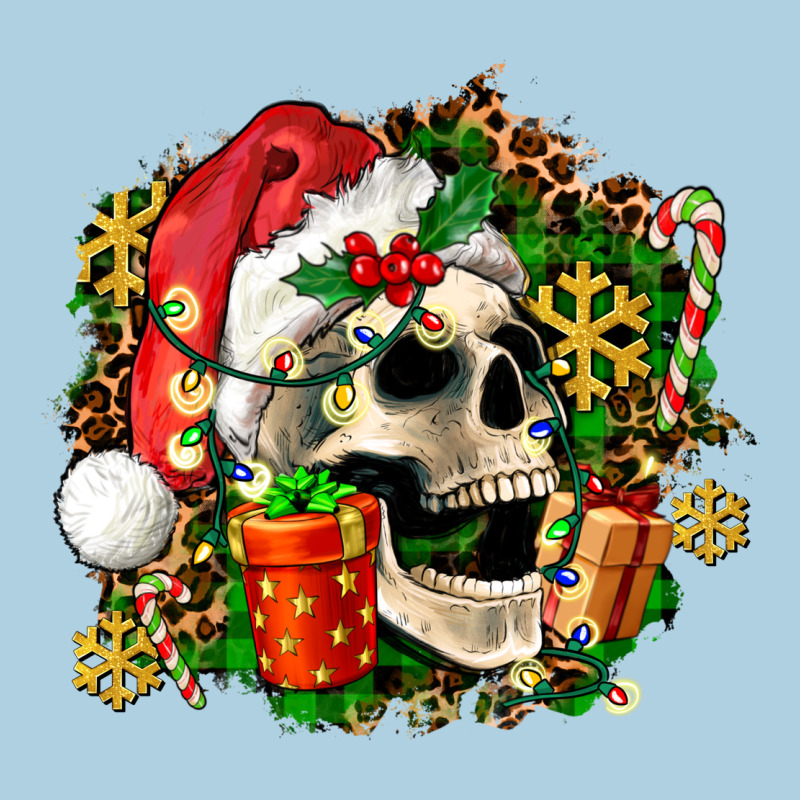 Christmas Skull And Gift Premium Hoodie by AdoDesignShop | Teevron