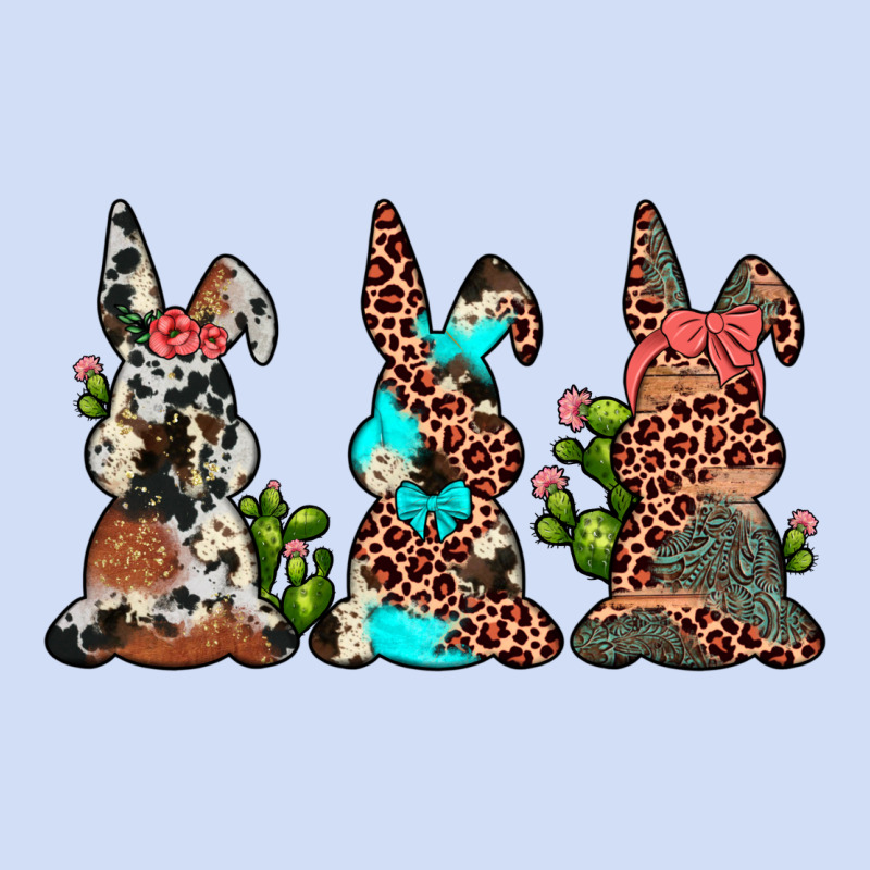 Leopard Cowhide Turquoise Cactus Bunny's Urban Hoodie by JahusDesignShop | Teevron
