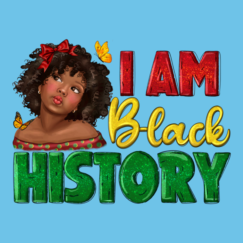 I Am Black History With Afro Black Girl Premium Sweatshirt by texasbilliewilder | Teevron