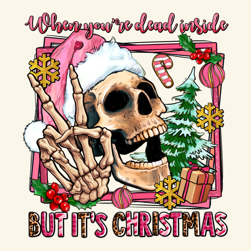 When You're Dead Inside But It's Christmas Premium Hoodie by AdoDesignShop | Teevron