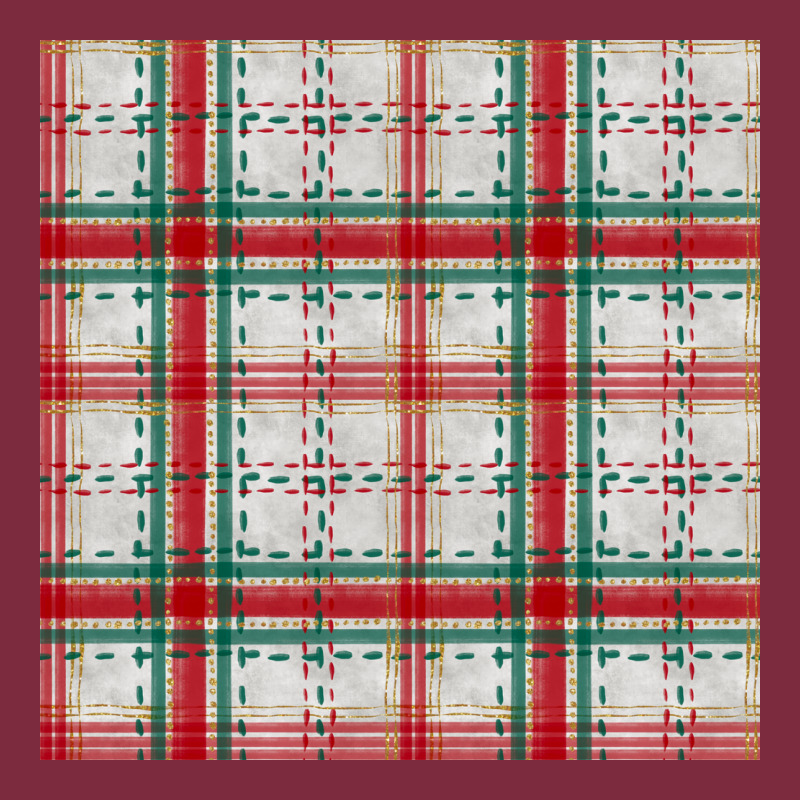 Christmas Plaid Seamless Pattern Premium Hoodie by BundleAndBundleShop | Teevron