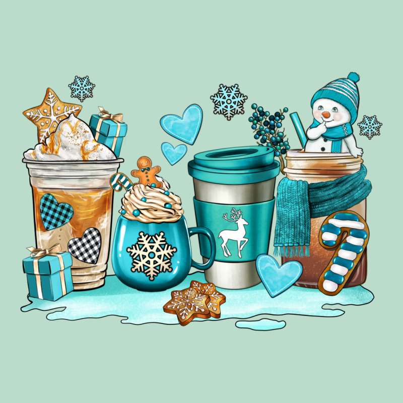 Winter Coffe Cups Premium Hoodie by AdoDesignShop | Teevron