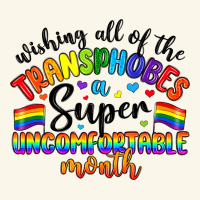 Wishing All Of The Transphobes Uncomfortable Month Premium Hoodie | Teevron