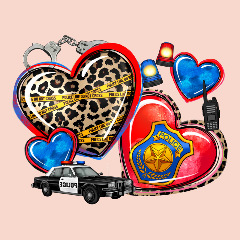 Western Leopard  Police Hearts Urban Hoodie by AdoDesignShop | Teevron