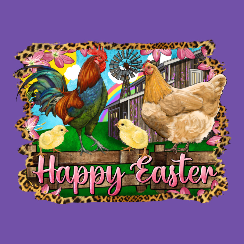 Happy Easter Rooster Chicken And Chick Premium Sweatshirt by RanaPortraitStore | Teevron