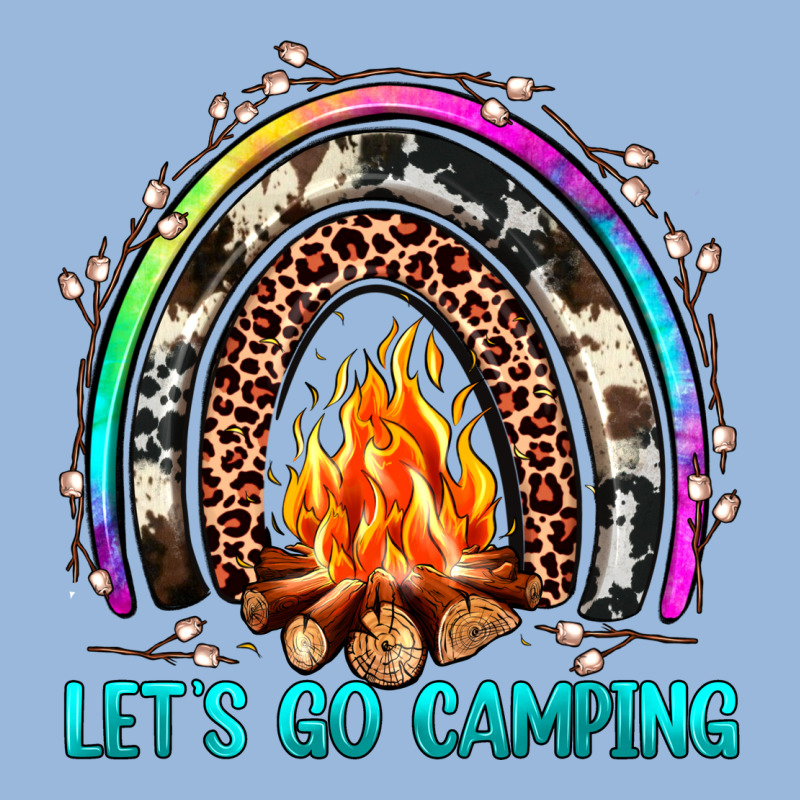 Let's Go Camping Rainbow Premium Hoodie by JahusDesignShop | Teevron