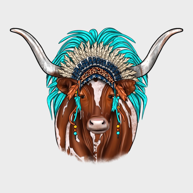 Texas Longhorn Indian Headdress Urban Hoodie by JahusDesignShop | Teevron