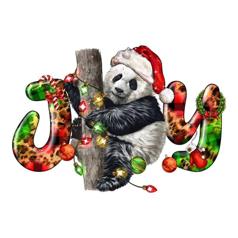 Panda Joy Christmas Premium Tee by LillyAllenDesigns | Teevron