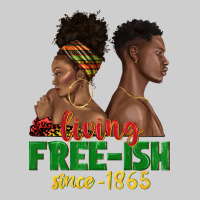 Living Free Ish Since 1865 With Afro Black Woman A Premium Sweatshirt | Teevron