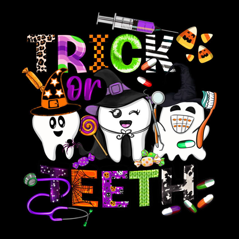 Trick Or Teeth Ladies Tee by BarkalooDesign | Teevron