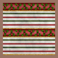 Christmas Mistletoe And Stripes Seamless Pattern Premium Hoodie | Teevron