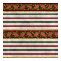 christmas mistletoe and stripes seamless pattern | Teevron