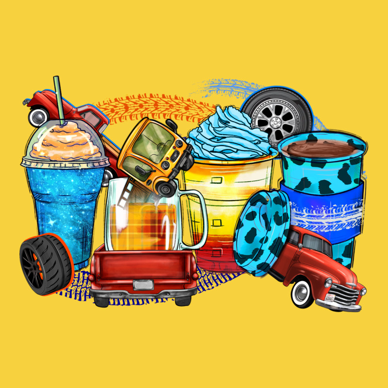 Truck Coffee Cups Premium Sweatshirt by Zillion Design Studio | Teevron