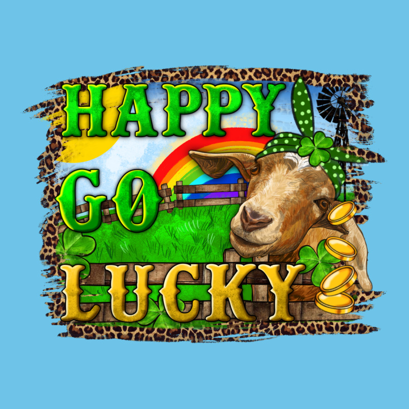 Happy Go Lucky Goat Premium Sweatshirt by RanaPortraitStore | Teevron