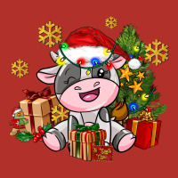 Little Cute Christmas Cow Premium Hoodie | Teevron
