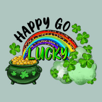 Happy Go Lucky Rainbow Shamrocks And Pot Of Gold Premium Sweatshirt | Teevron