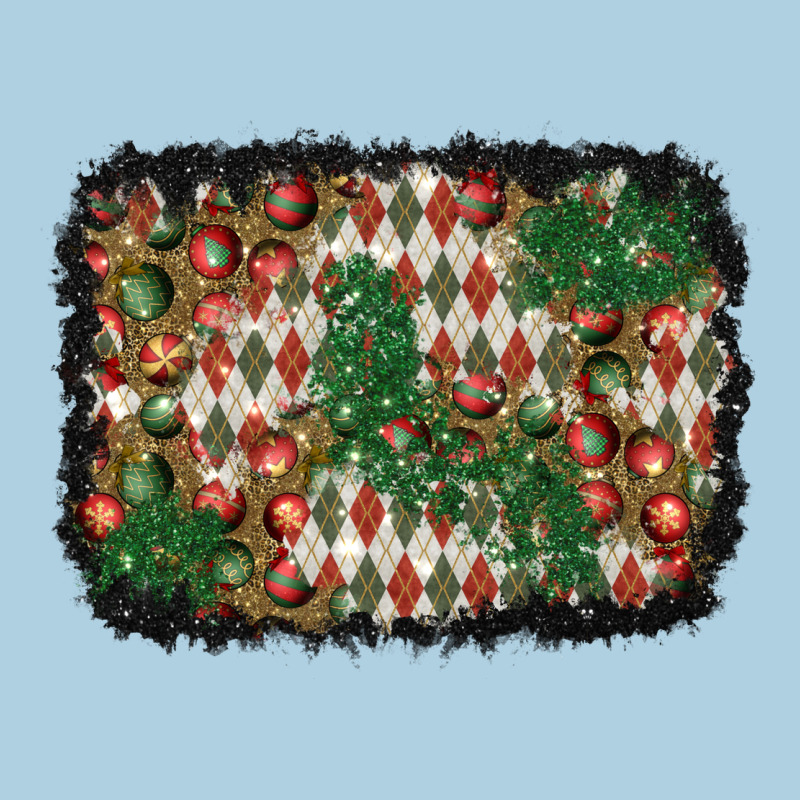 Christmas Ornament And Diamond Plaid  Background Premium Hoodie by BundleAndBundleShop | Teevron