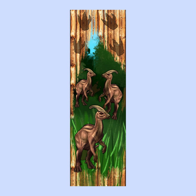 Dinosaur Parasaurolophus Pen Wrap Urban Heavy Tee by Artiststas | Teevron