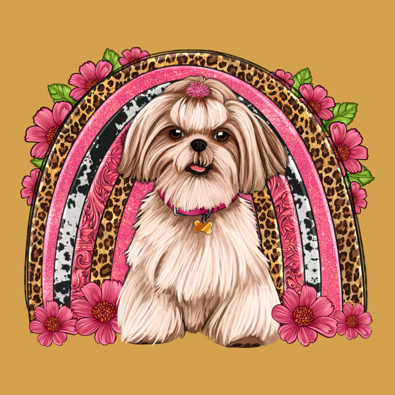 Shih Tzu Floral Rainbow Urban Hoodie by JahusDesignShop | Teevron