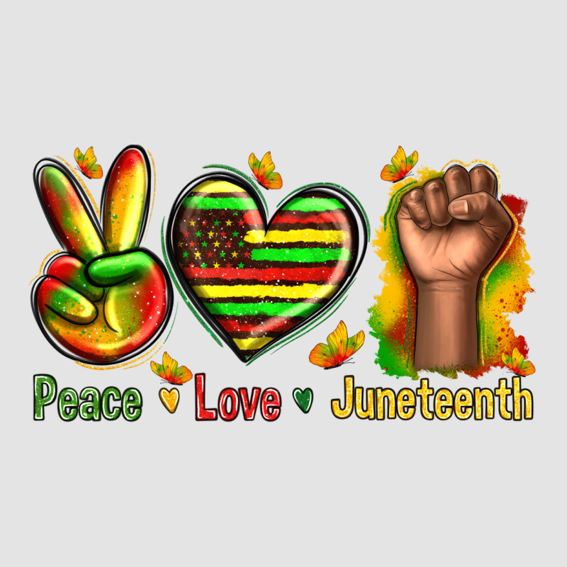 Peace Love Juneteenth Premium Sweatshirt by texasbilliewilder | Teevron
